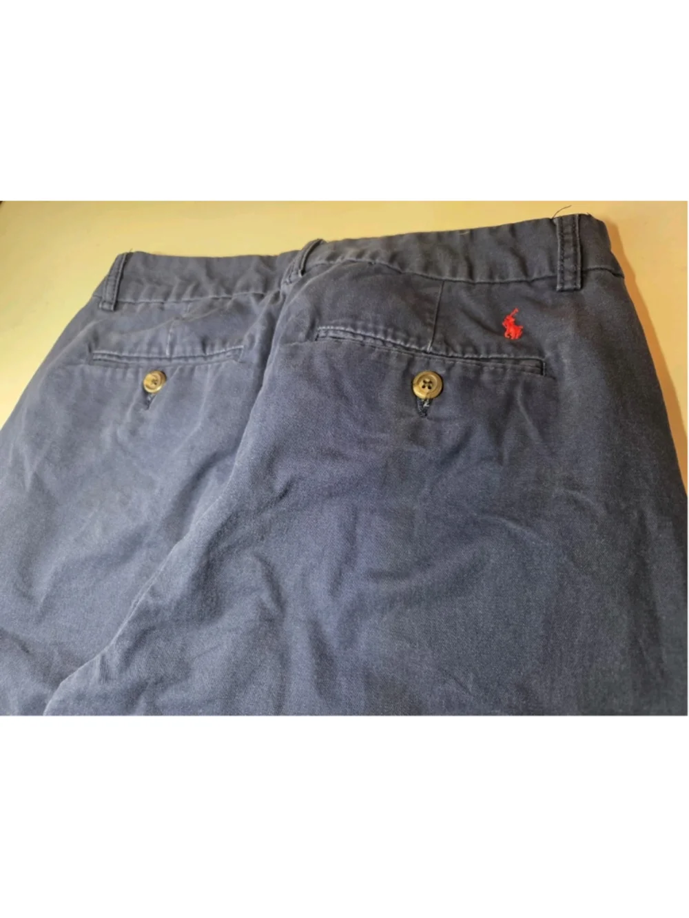 Polo Ralph Lauren Boys Chino Pants Size 18 Navy Blue Stretch Cotton #1622